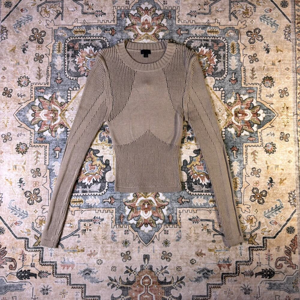 NBD Revolve Brand Mesh Knit Top Date Night Going out Coachella Summer Small